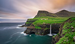 Gasadalur et sa cascade de Vagar sur les îles Féroé